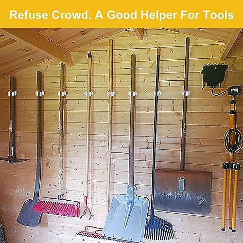 15 Pack Broom Holder Wall Mount, Mop and Broom Holder Wall Mount - Image 8