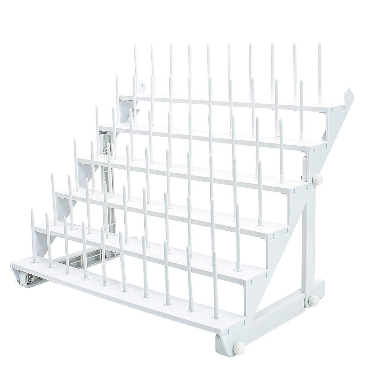 Thread Rack for 60 Spools or 30 Cones, Wall Mounted - Image 1