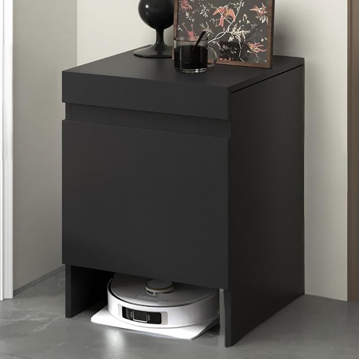 Robot Vacuum Stand Cabinet,Storage Cabinet with Doors - Image 1