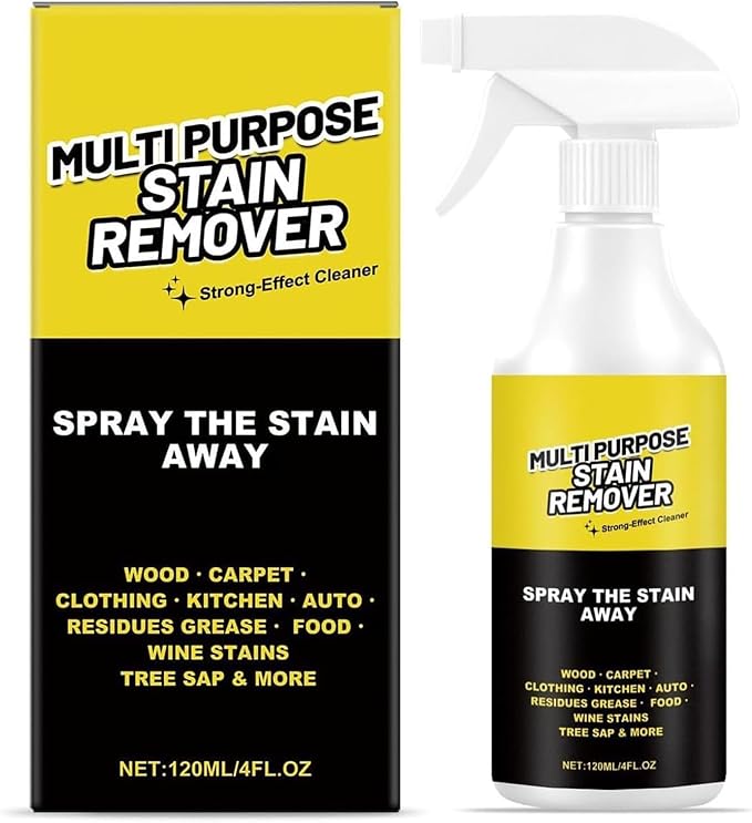 Stain Remover Spray, Fast Acting Deep Cleaning Spray for Kitchen,Bathroom,Toilet & Car, All Surface Cleaner Helps Remove Hard Water Stains,Rust,Yellowing & Stubborn Residues