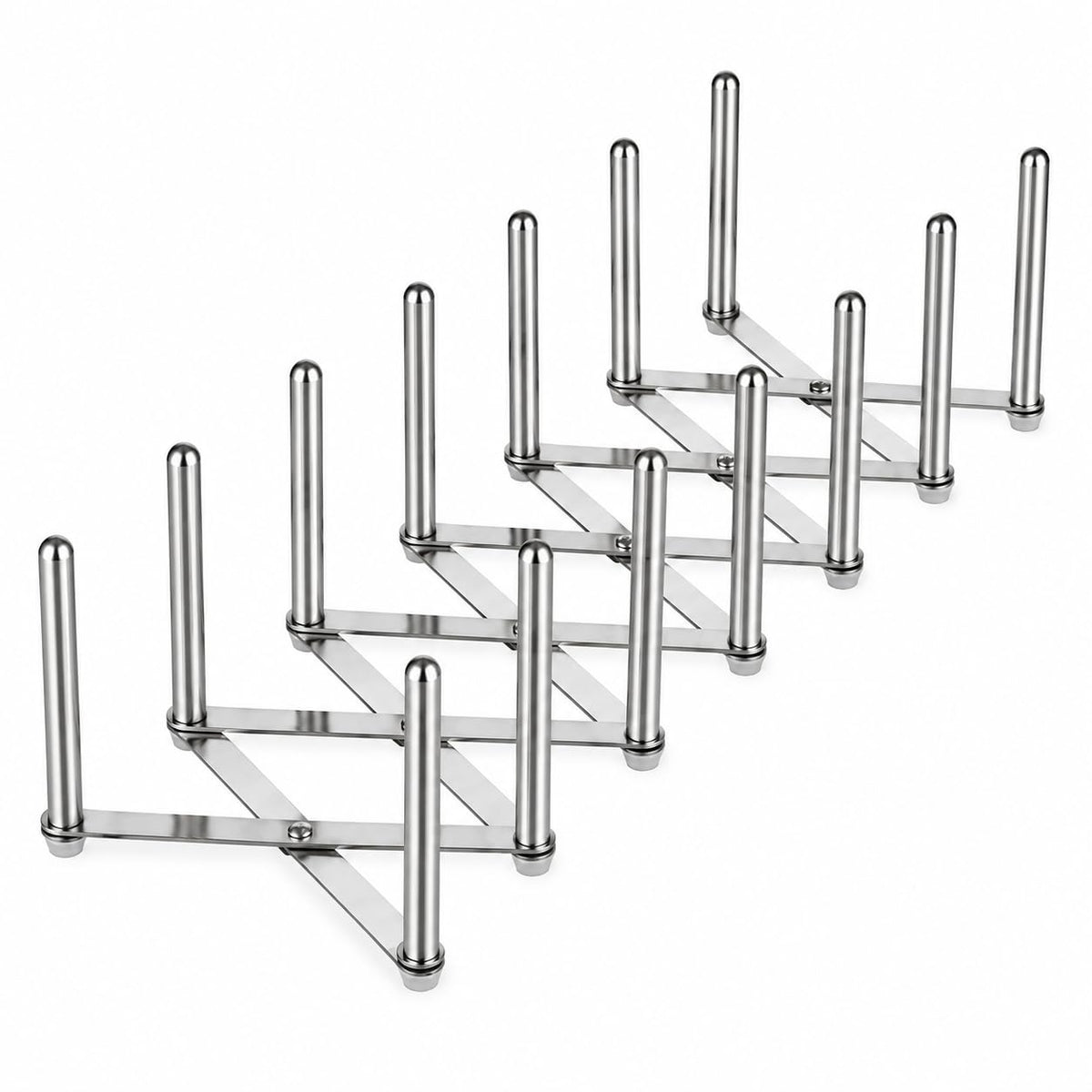Ikea Variera Pot Lid Organizer, Stainless Steel, Set of 2 - Image 1