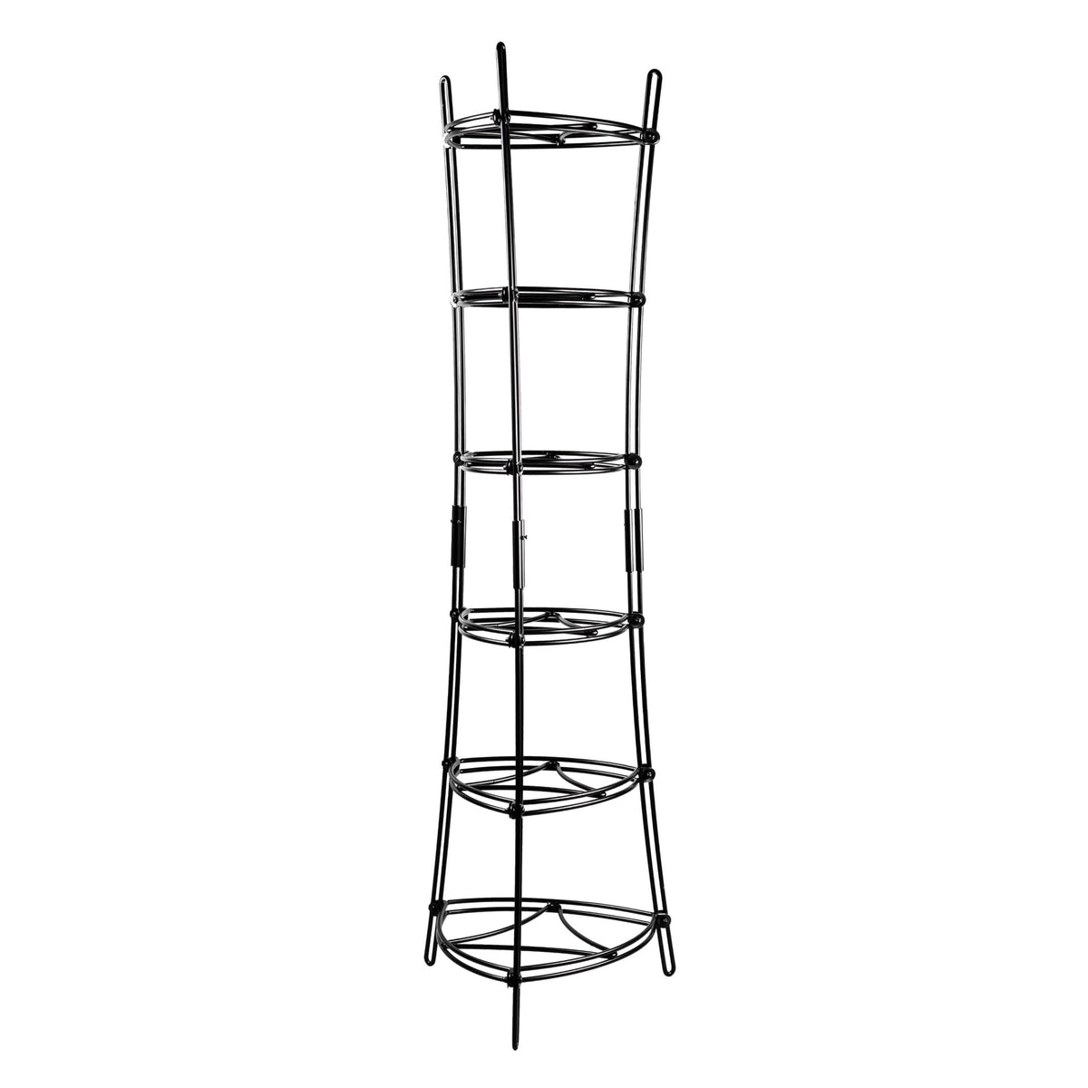 Lodge Cookware Storage Tower 6-Tier Storage Rack, Matte Black - Image 1