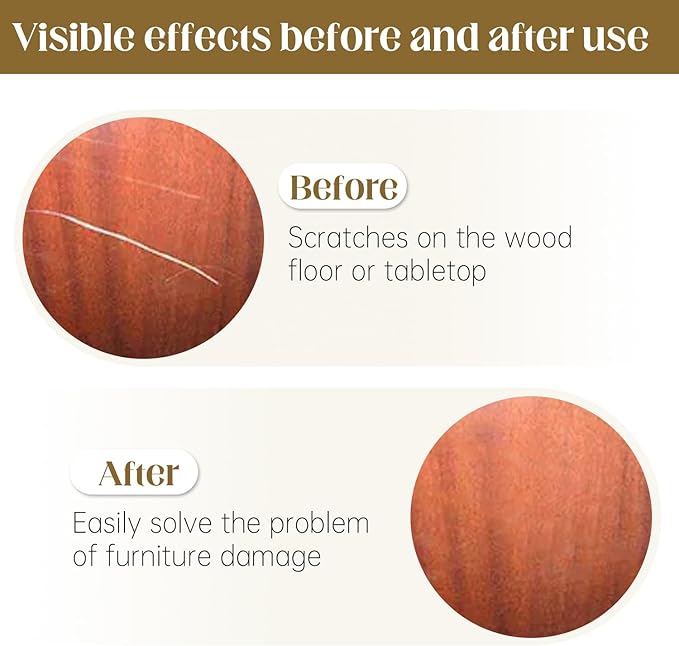 Wood Filler Sticks，20 Colors Wood Repair Wax Crayons Furniture Markers Touch up for Repairing Scratches, Scuffs, Cracks, Dings and Holes in Wood Floors, Cabinets, Furniture(White Series)