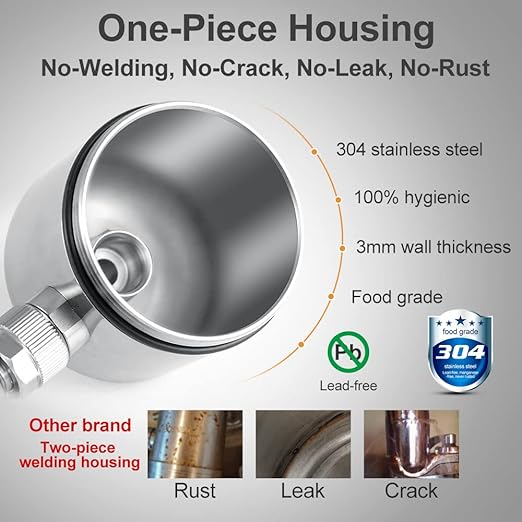 WINGSOL Faucet Filter Replacement Cartridge, Reduce Chloramine, Improve Taste, Compatible with WS-FM001-5in1 /-PC /-CRM /-PAC
