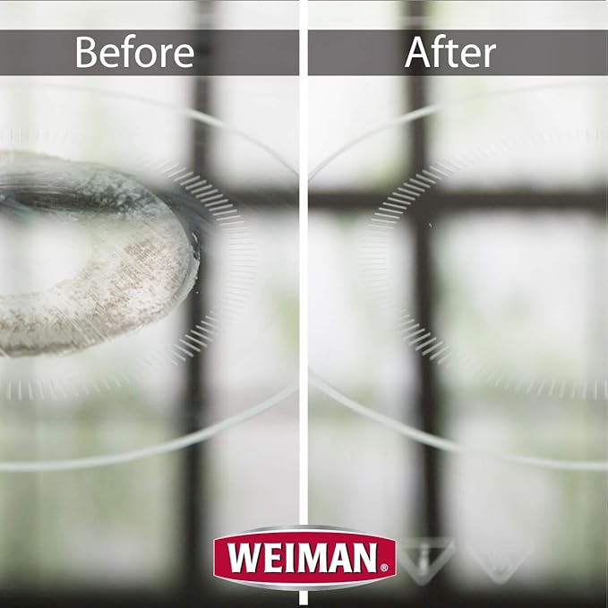 Weiman Cooktop Cleaner and Polish 18 Fluid Ounces - Heavy Duty, No Scratch, Glass-Ceramic Safe, Non-Abrasive
