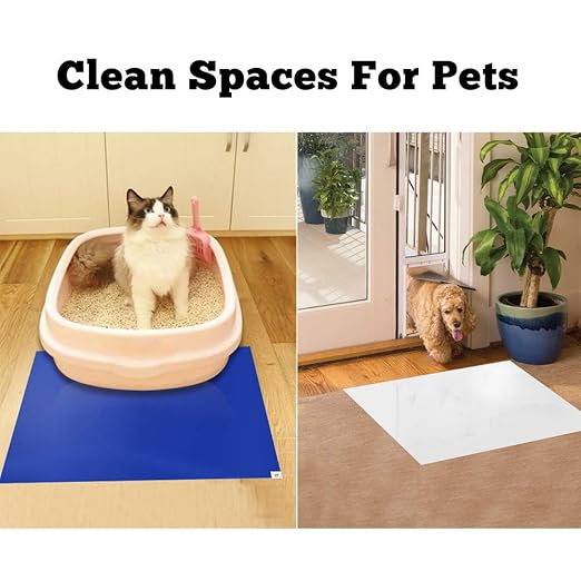 SATECH Sticky Tacky Mat 24" x 36" White with Non-Slip Base (Case of 3 Mats,30 Sheets Each,with Frame) for Cleanroom Laboratory Hospital Construction Home