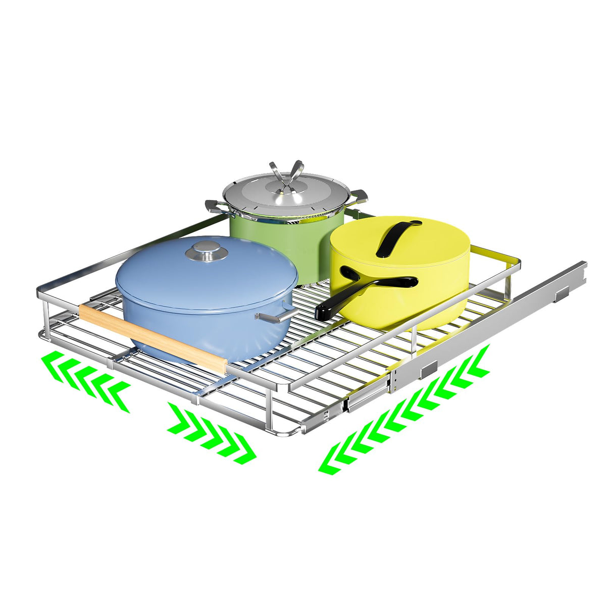 Expandable Pull-Out Cabinet Drawers, Slide-Out Shelv | All Products - Image 1