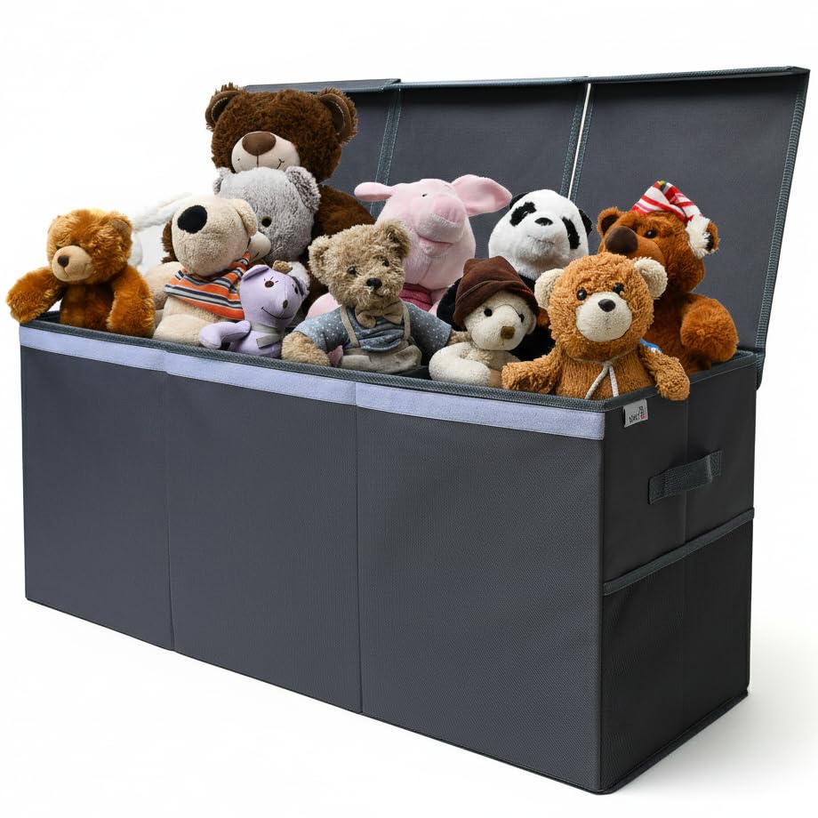 SoftOwl Extra Large Toy Storage Organizer with Lid - Image 1