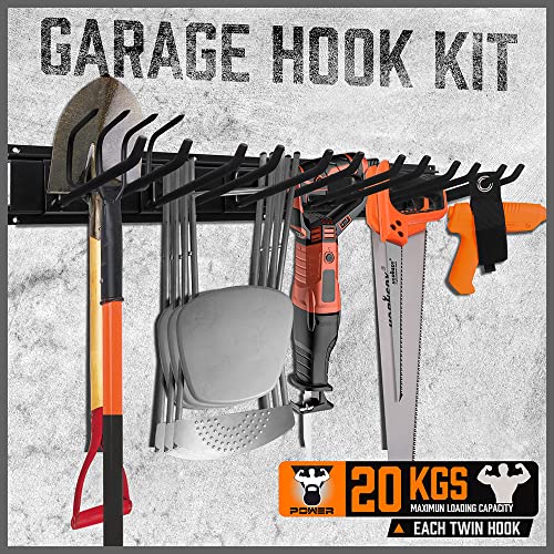 HORUSDY 64-Inch Heavy Duty Garage Organization Rack, 14 - Image 6