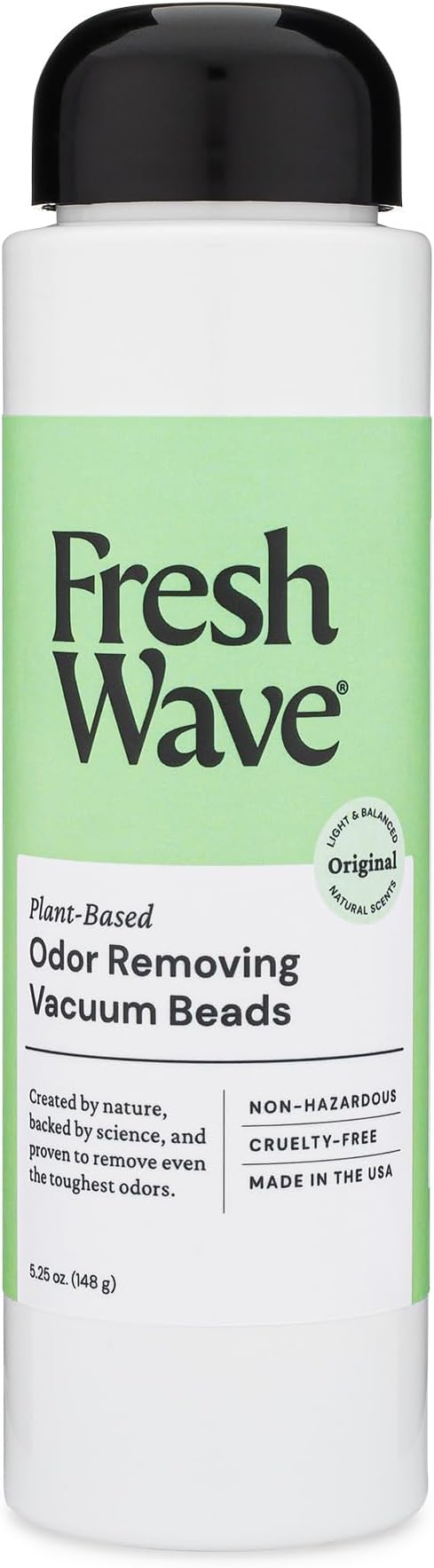 Vacuum Odor Eliminating Beads 5.25oz | Natural Plant-Based Deodorizer | Keeps Vacuum Fresh