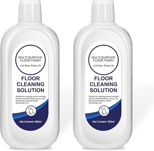 Multi-Surface Floor Cleaning Solution Compatible with Tineco, Cleaner Refill for All Mopping Robot Vacuums and Cordless Wet/Dry Mops (2 Bottle Pack, Original)