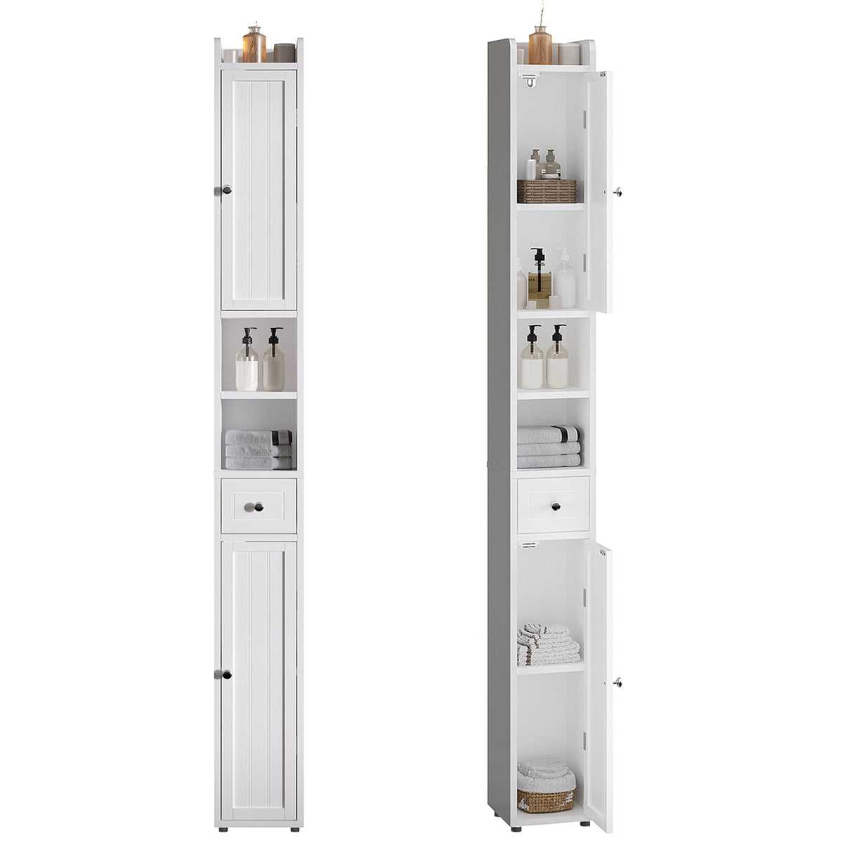 ChooChoo Narrow Bathroom Storage Cabinet | Home Organization - Image 1