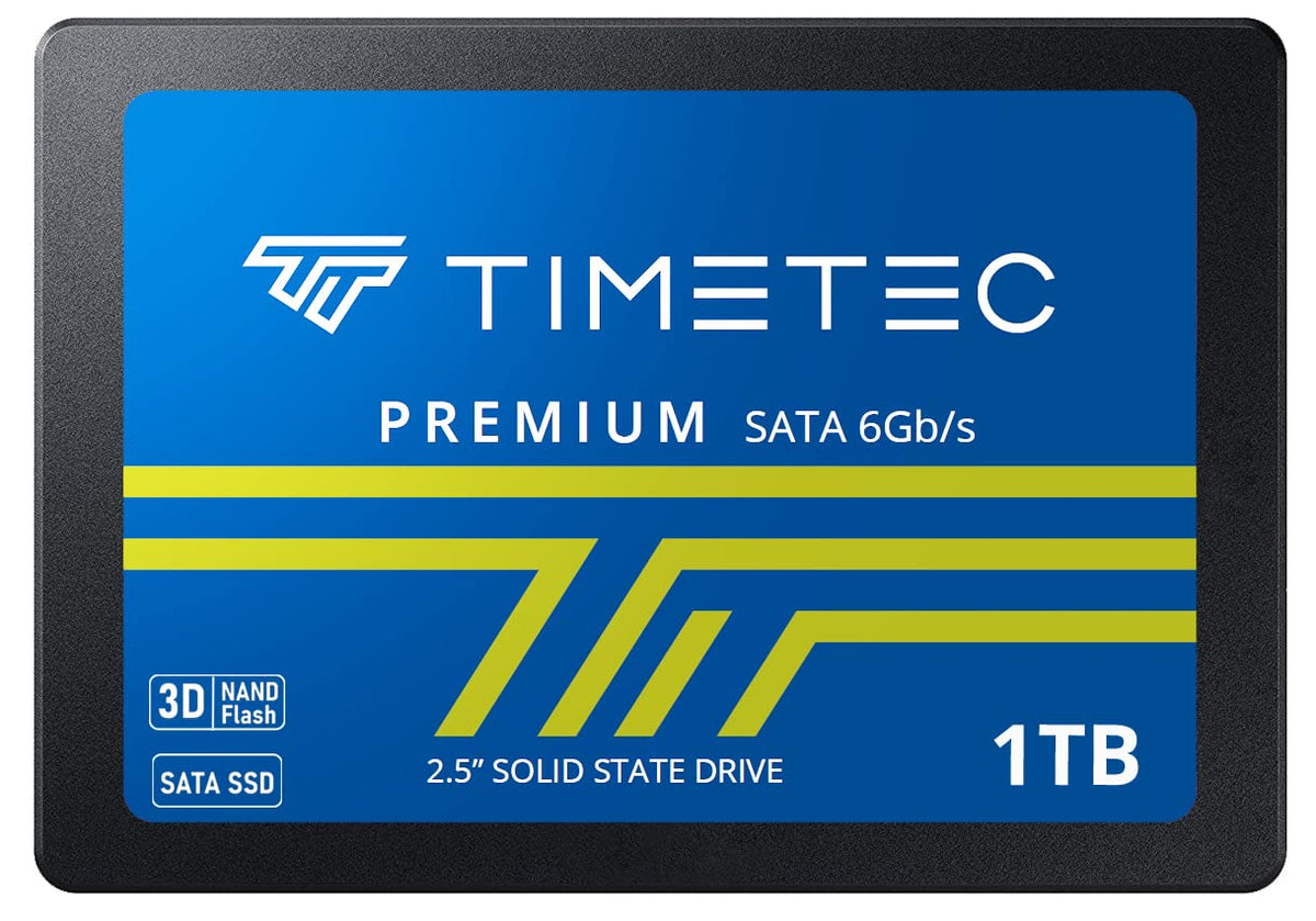 Timetec 1TB SSD 3D NAND SATA III 6Gb/s 2.5 Inch 7mm (0.28") Read - Image 1