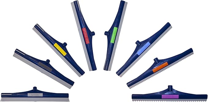 Midwest Rake 24" SpeedSqueegee, 8-12 Mil – Polymer Frame, Color Coded, Epoxy & Urethane Flooring Tool – SKU 47859