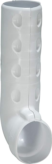 Truebro 82190 Lav Guard 2 100 Series Undersink Molded Vinyl Tubular P-Trap Piping Cover (100 E-Z), China White