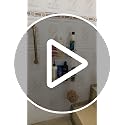 Orimade Shower Caddy Basket Shelf with 5 Hooks Adhesive Organizer - Image 8