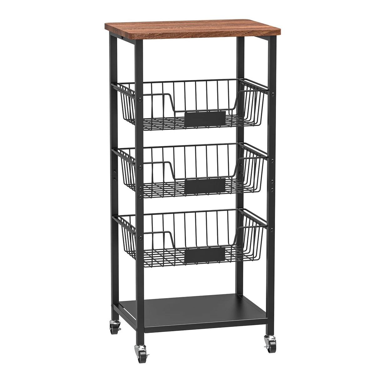 Hastatii Kitchen Storage Cart, Kitchen Basket - Image 1