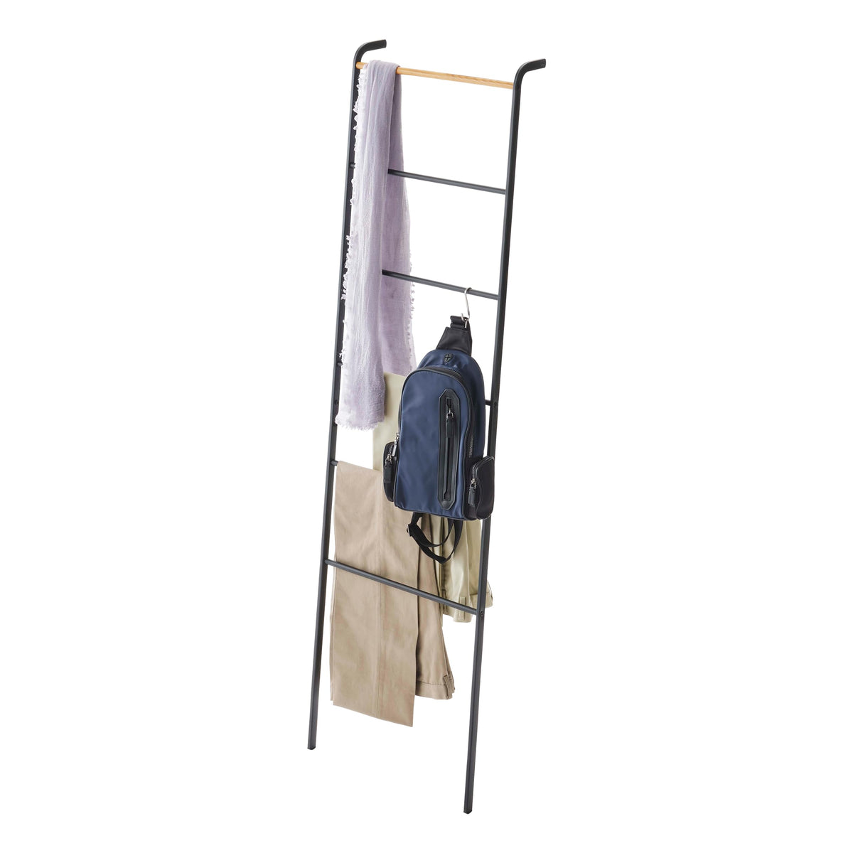 Yamazaki Home Tower Leaning Ladder Rack, Space Saving - Ladder - Image 1