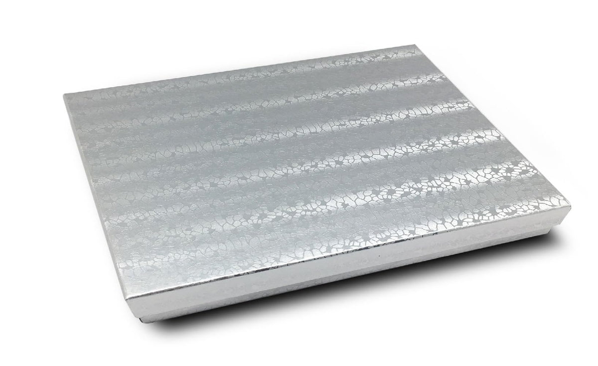 RJ Displays 6 Pack Cotton Filled Silver Foil Color Paper - Image 1