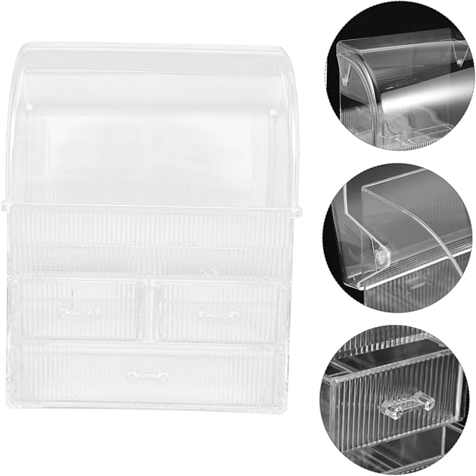 Acrylic Makeup Organizer Box Desktop Drawer Organizer Storage for Cosmetics