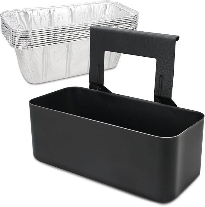 Grease Cup Foil Tray Pan for Blackstone Grill, Oil Catcher or Drip Tray Replacement Compatible with Blackstone Griddle 17, 22, 28, 30 & 36 Inches