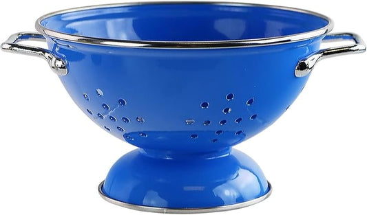 Calypso Basics by Reston Lloyd Powder Coated Enameled Colander, 5-Quart, Azure