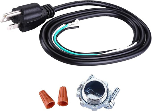 HK 3 Feet Garbage Disposal Power Cord Kit, Heavy Duty Power Cord Replacement for Any Garbage Disposal Model as InSinkErator