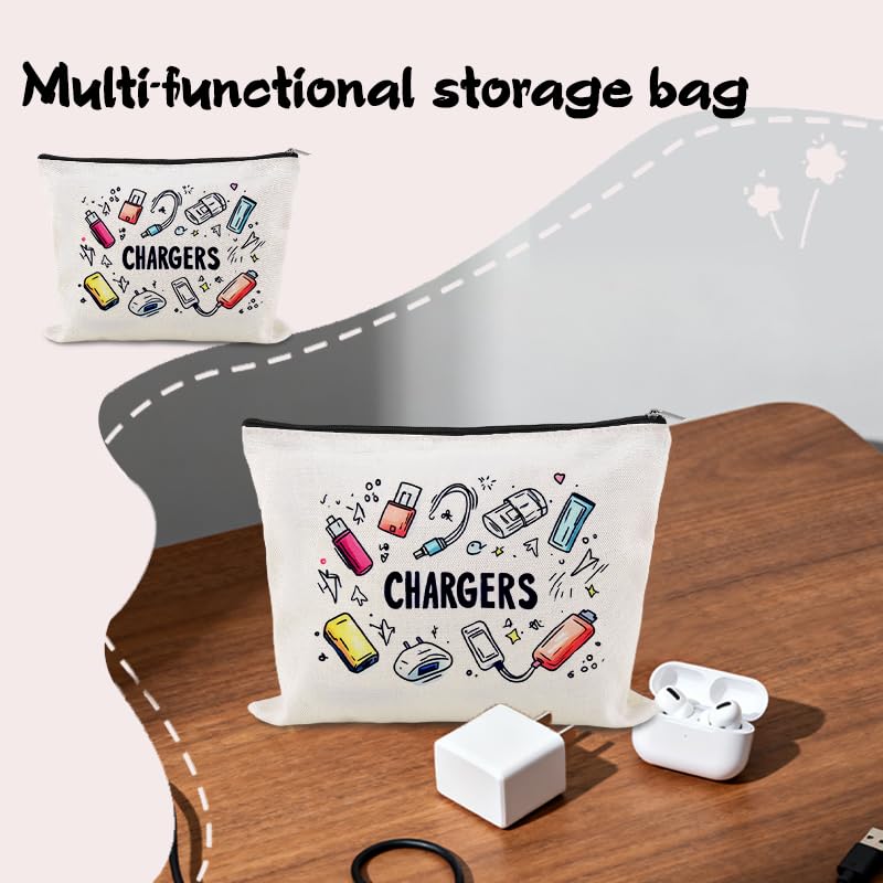 Travel Charger Organizer Bag for Cords and Cables Plug Charging - Image 5