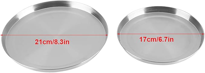 4PCS Stainless Steel Stove Burner Covers, Electric Stove Burner Covers Round Kitchen Stove Top Burner Covers Silver Stove Cover Set for Kitchen