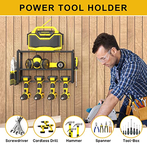 SPACECARE Power Tool Organizer- 1 Pack 3 Layers Rack for 4 - Image 7