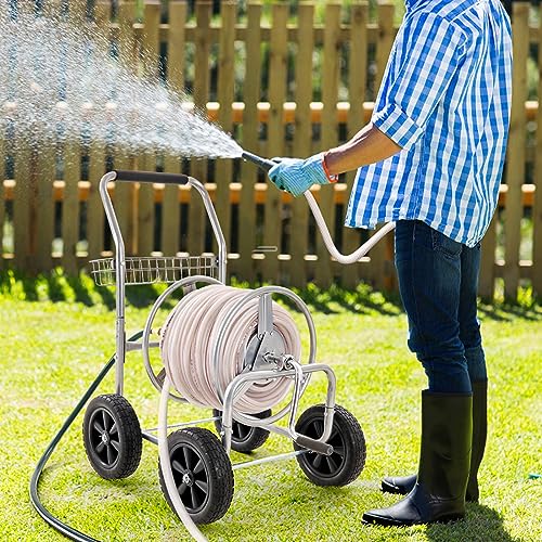VEVOR Hose Reel Cart, Hold Up to 250 ft of 5/8’’ Hose - Image 3