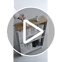 YAMAZAKI Home Slim Rolling Storage Cart – Narrow Bathroom Storage - Image 8