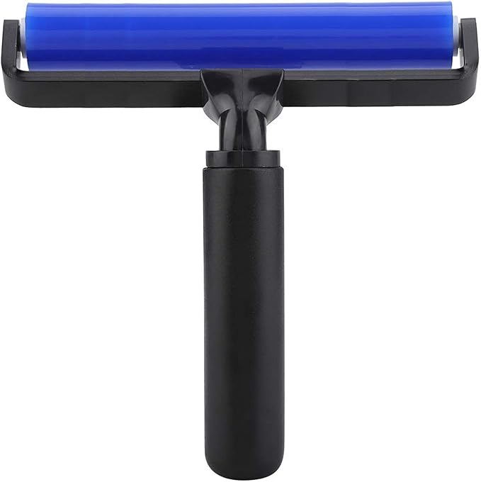 Silicone Manual Roller Anti Static Cleaner Tool, Under The Action of Static Electricity, Small Impurities Will be Adsorbed on The Drum