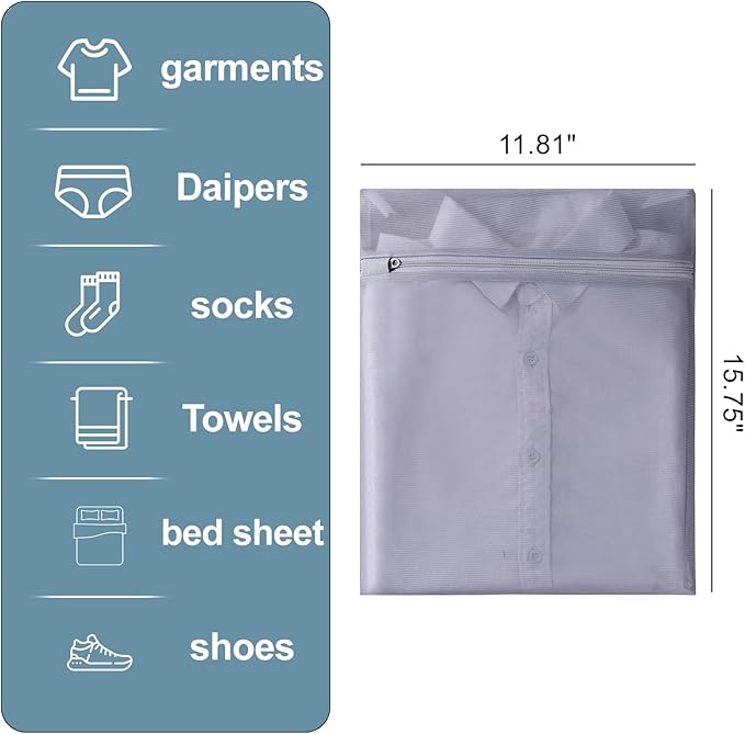 4 pack Mesh Laundry Bags,Mesh Wash Bags,Lingerie Bags for Washing Delicates,12 x 16 Inches lingerie bags for Laundry, Travel Storage Organize Bag for Cotton Clothes,Sheet, Shoes（RED)