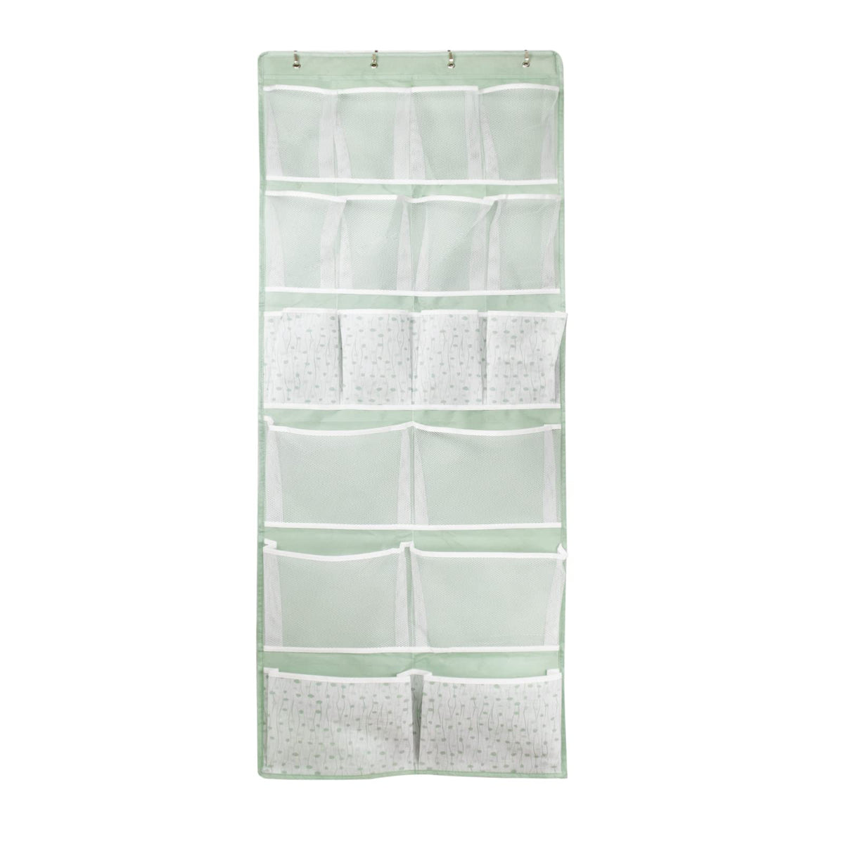 18 Pockets Over the Door Organizer with 4 Kind Pockets,Behind - Image 1