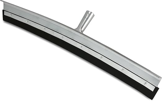 Unger Professional AquaDozer 36” MAX Smooth Surface Curved Floor Squeegee, Flood Cleanup Scrubber for Concrete and Asphalt, Cleaning Tool with Rounded Hood, Pushes 2 Times More Water and Debris