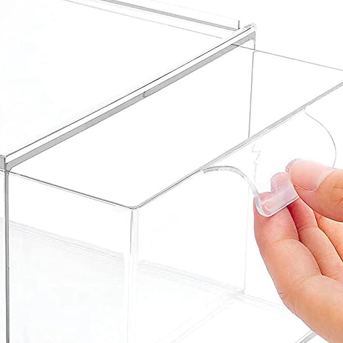 Clear Acrylic Storage Box Stackable Organizer for Cosmetics Jewelry Stationery Plastic Bins Acrylic Makeup Organiser
