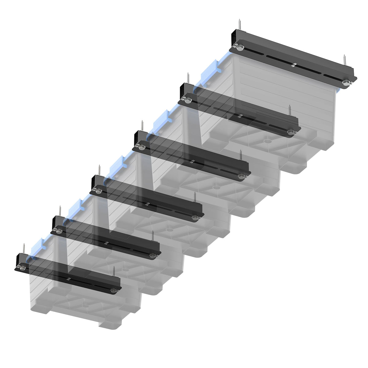 EVERHANGER Ceiling Storage Rack, Heavy Duty Overhead Storage Rack - Image 1