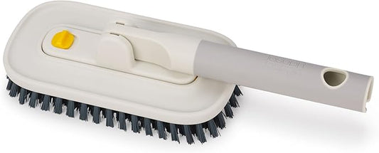Joseph Joseph CleanTech 2-in-1 Tile and Tub Scrubber and Grout Cleaning Brush with V-Shaped Bristles