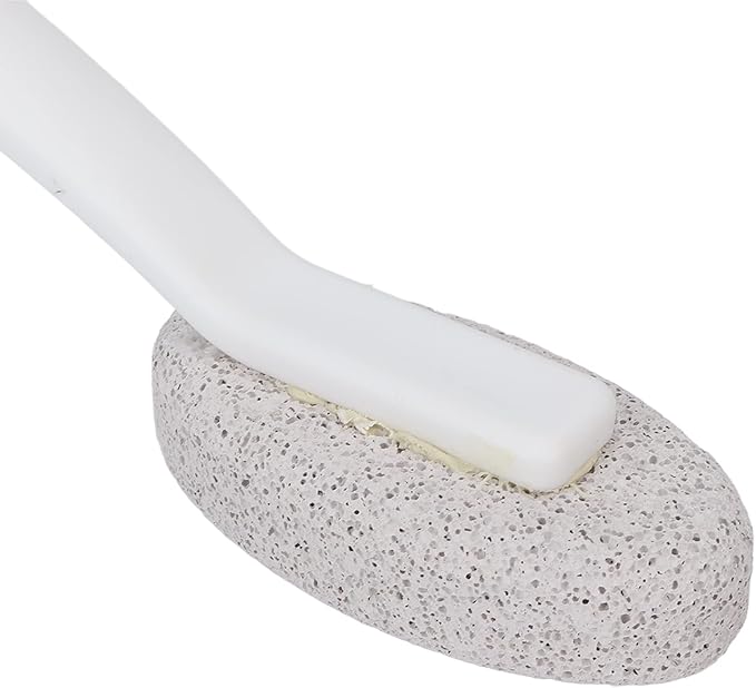 Pumice Stone Cleaning Brush, Hard Water Wand Pumice Stone Toilet Bowl Cleaner, , Hard Water Toilet Bowl Ring Remover Cleaner for Household Sink Pool Bathroom Kitchen