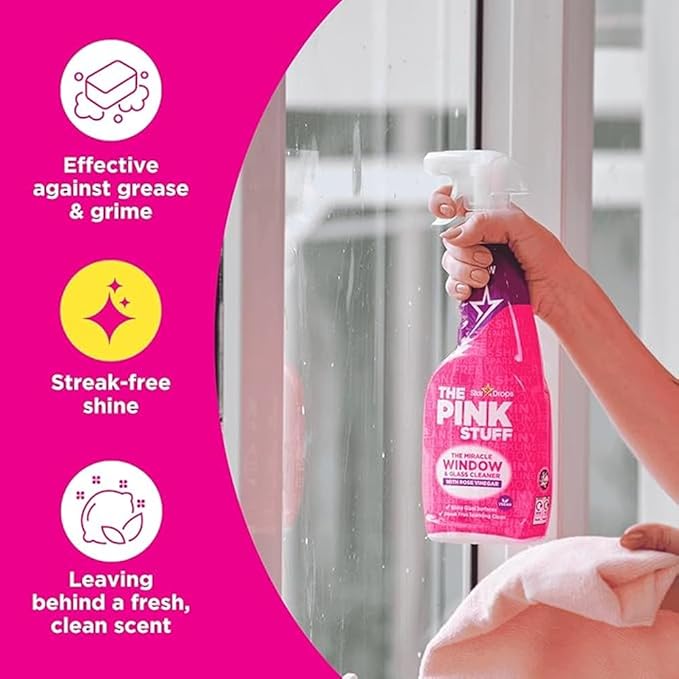 Pink Stuff Spray 850Ml Window Rose Vinegar