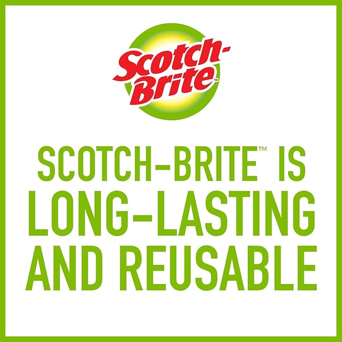 Scotch-Brite Scrub Dots Non-Scratch Dishwand Refills, Dishwand Refills for Cleaning Kitchen, Bathroom, and Household, Non-Scratch Refills Safe for Non-Stick Cookware, 18 Dishwand Refills
