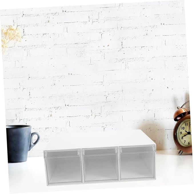 1set Storage Space Desktop Organizers Desk Drawer Organizer Makeup Box
