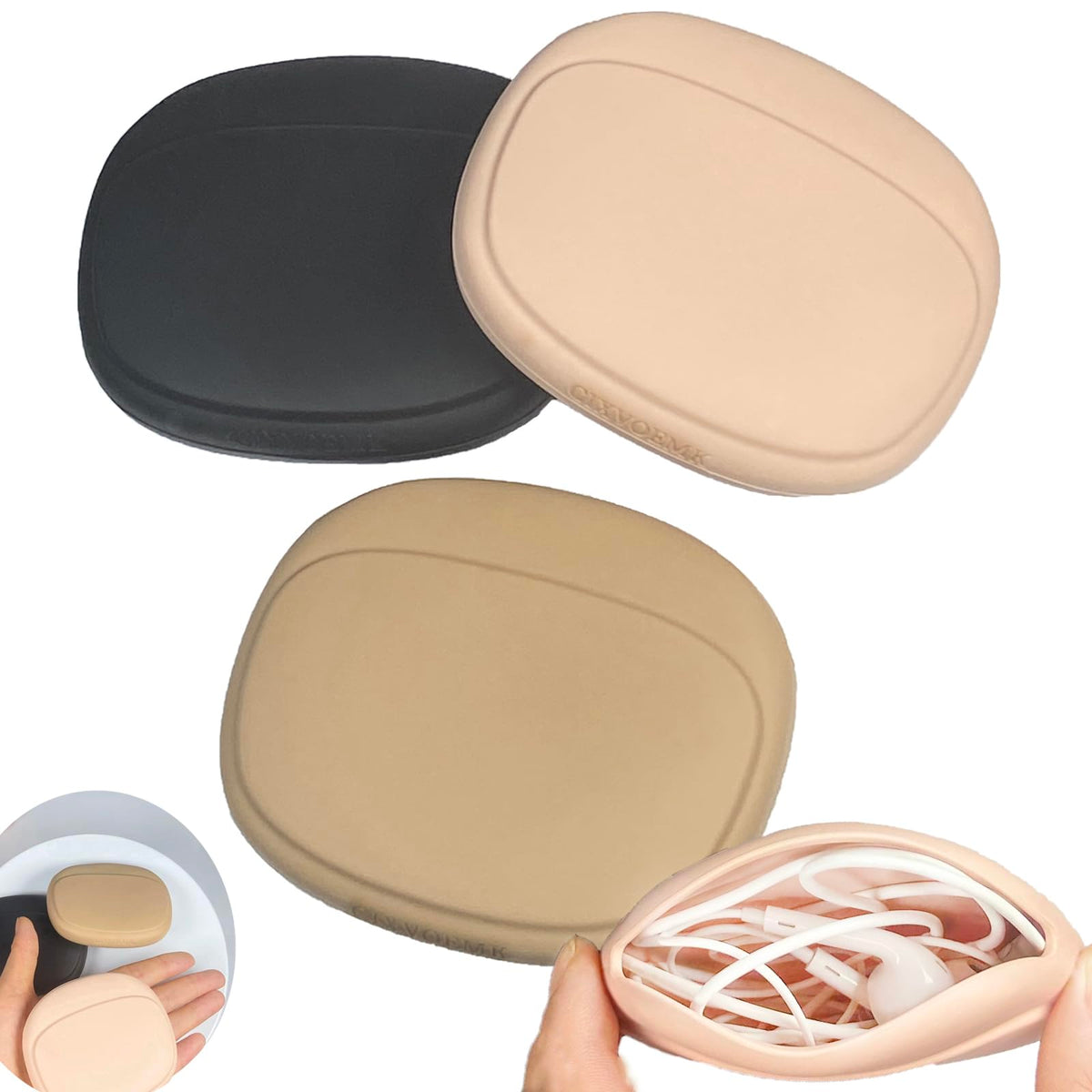 Silicone Headphone Organizer - Data Cable Storage Case - Mini Key - Image 1