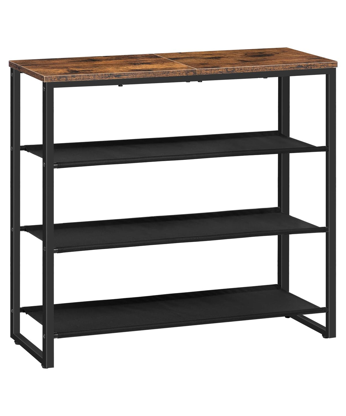 HOOBRO Shoe Rack, 4 Tier Shoe Storage Organizer with 3 Oxford - Image 1