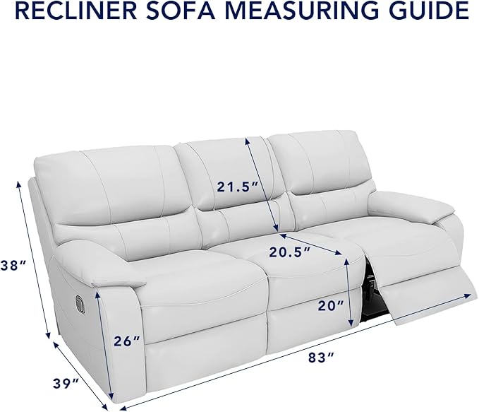 PureFit Water Resistant Reversible Sofa Covers for Reclining Sofa 3 Seat - Non Slip Split Recliner Couch Cover for 3 Cushion Couch, Washable Furniture Protector for Kids, Dogs (3 Seat, Camel/Ivory)