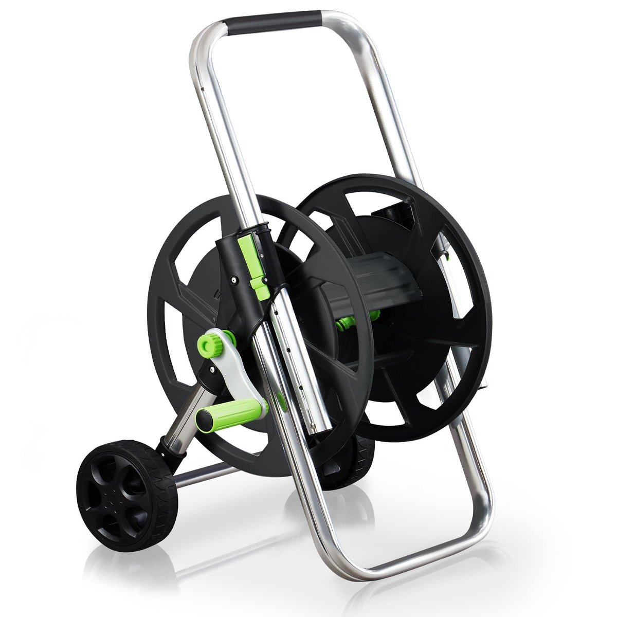 Garden Hose Reel Cart, Holds 75-150 Feet of 5/8" Hose - Image 1