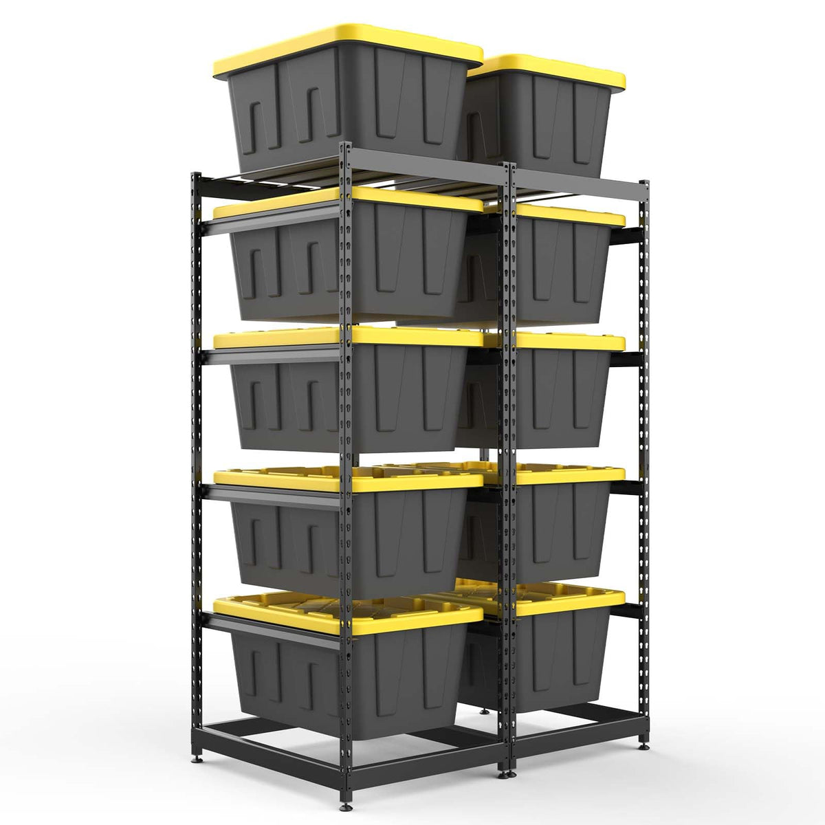 27 Gallon Tote Storage Rack, Heavy-Duty Storage Bin Rack - Image 1