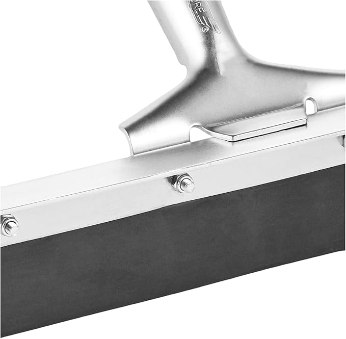 Ettore Curved Industrial Duty Steel Floor Squeegee, 36-Inch