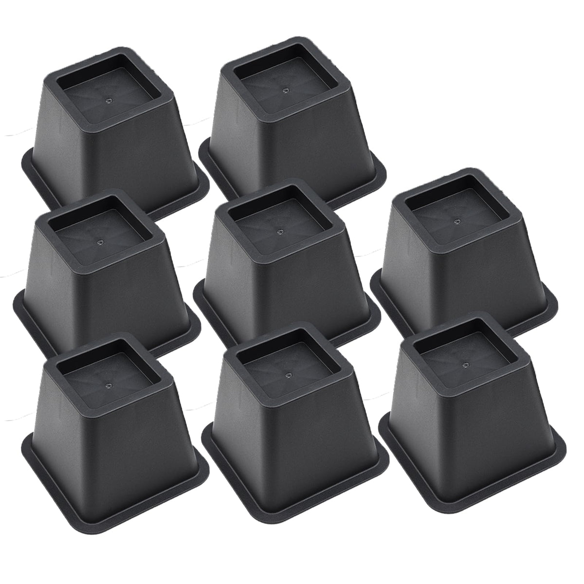 Bed Risers 4 Inch, Heavy Duty Square Furniture Frame | All Products - Image 1